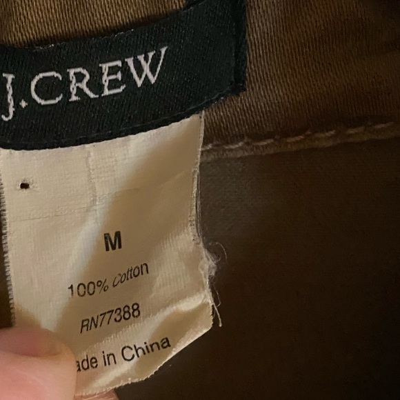 J. Crew light brown jacket with tie Womens Sz M - Picture 7 of 7